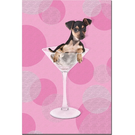 Trademark Fine Art Gifty Idea Greeting Cards and Such! 'Min Pin' Canvas Art , 16x24 KC007-C1624GG